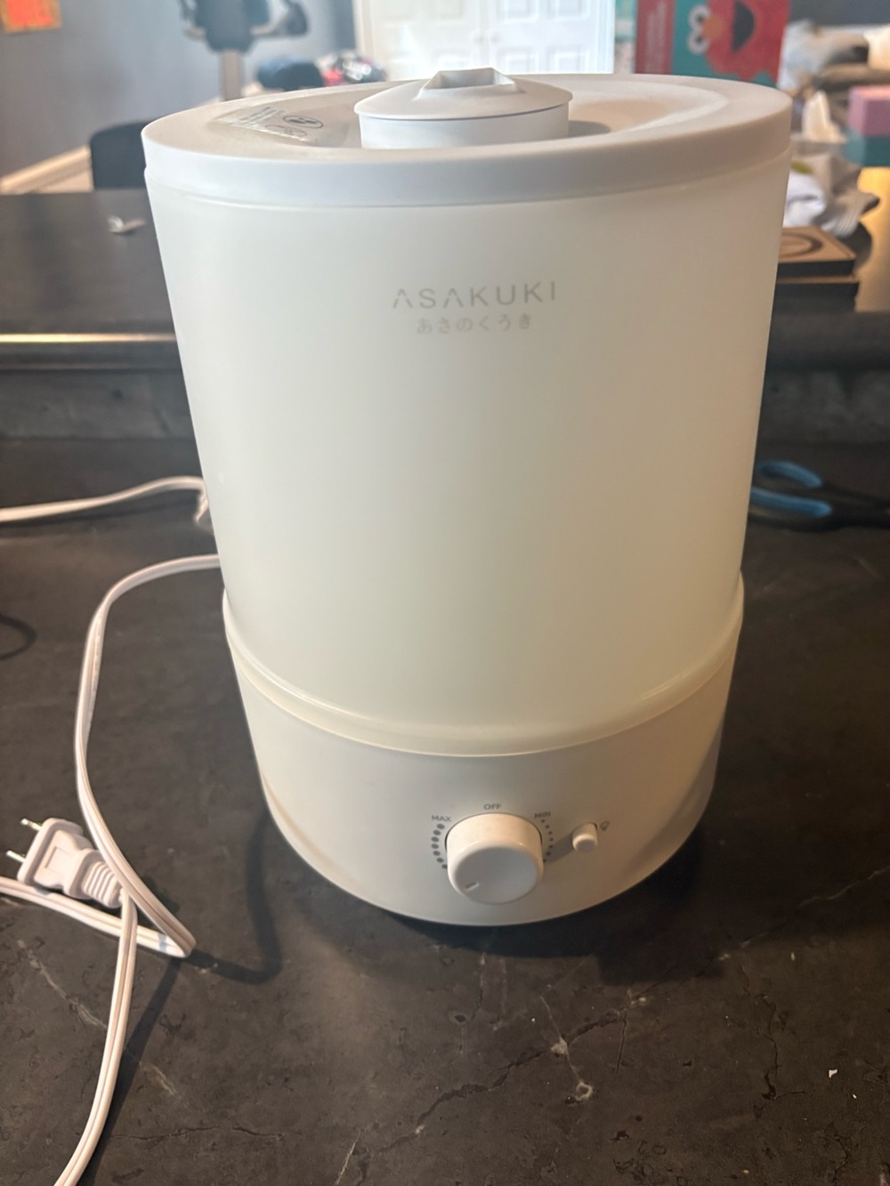 White Ultrasonic Cool Mist Humidifier - 72 H